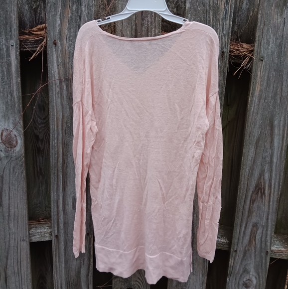Ann Taylor~ Pink Long Sleeved Shirt - Picture 3 of 4